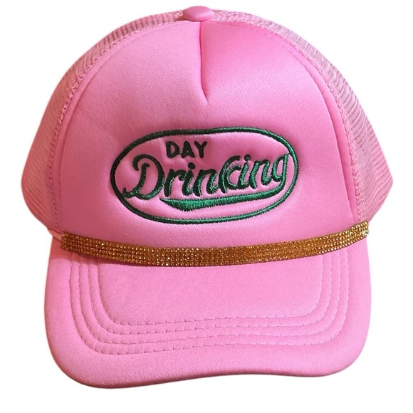 Bedazzled Day Drinking Trucker Hat - Picture 2 of 5
